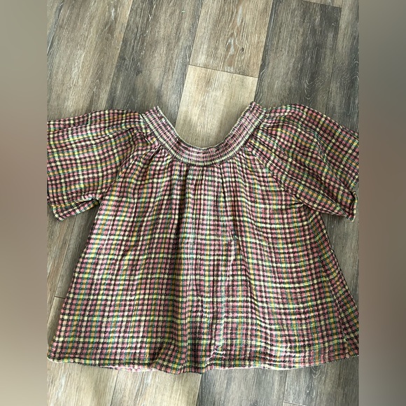 Ace & Jig Marisol Top in Posie / Fern - Picture 3 of 3